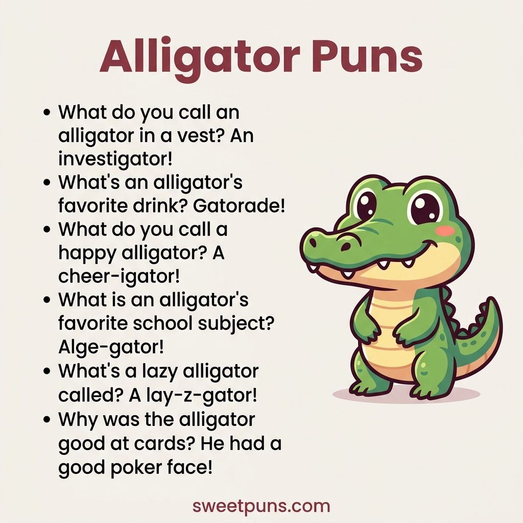 Alligator Puns