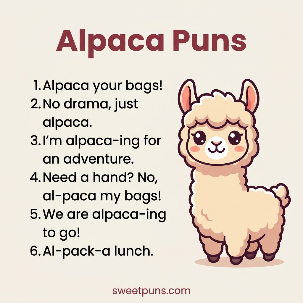 Alpaca Puns
